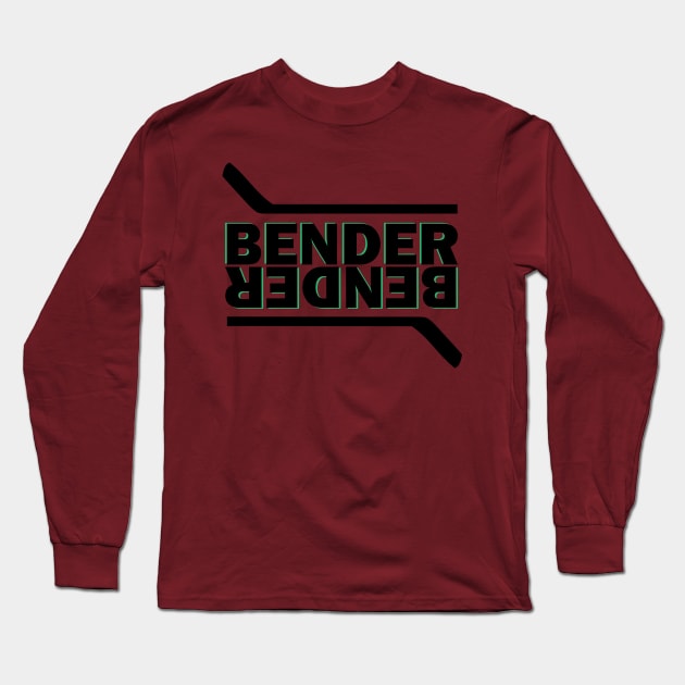 Bender Hockey Mirrored Long Sleeve T-Shirt by hockeyhoser